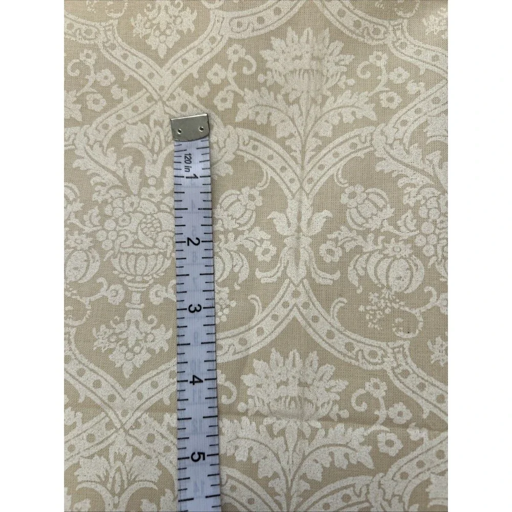 Cream White Beige Tonal Cotton Quilting Fabric Neutrals Filler Lot 5 Pc